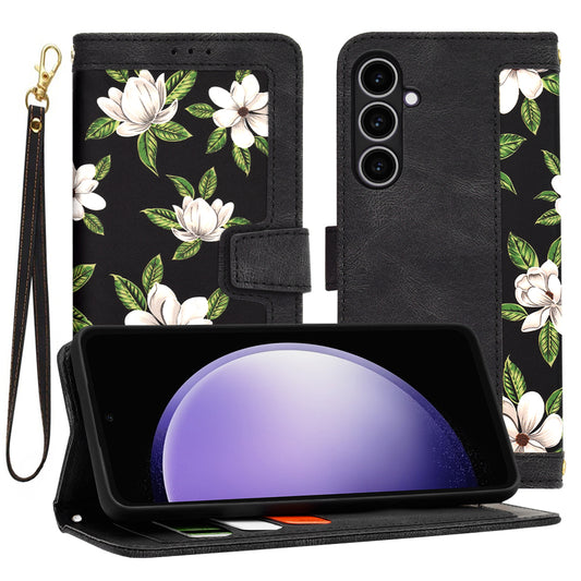Funda para Samsung Galaxy S23 FE S711, Techsuit, FlipCraft, Negra