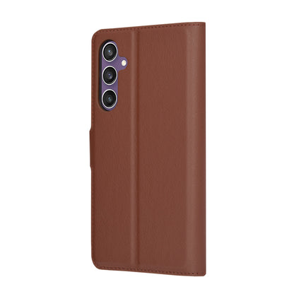 Funda para Samsung Galaxy S23 FE S711, Techsuit, Leather Folio, Marrón