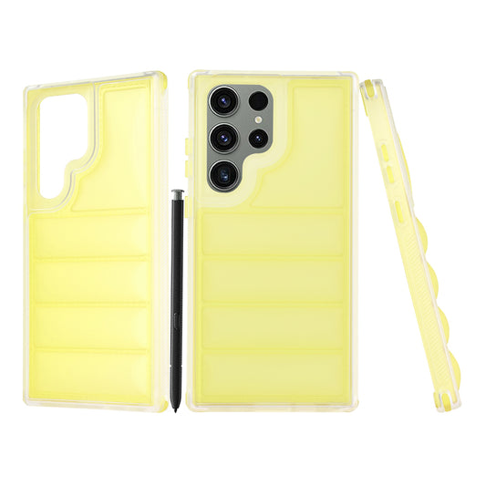 Funda para Samsung Galaxy S23 FE S711, Techsuit, Wave Shield, Amarilla