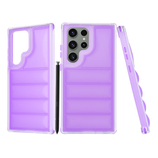Funda para Samsung Galaxy S23 FE S711, Techsuit, Wave Shield, Morado