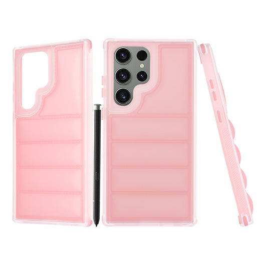Funda para Samsung Galaxy S23 FE S711, Techsuit, Wave Shield, Rosa