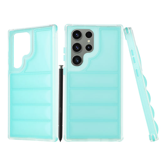 Funda para Samsung Galaxy S23 FE S711, Techsuit, Wave Shield, Turquesa