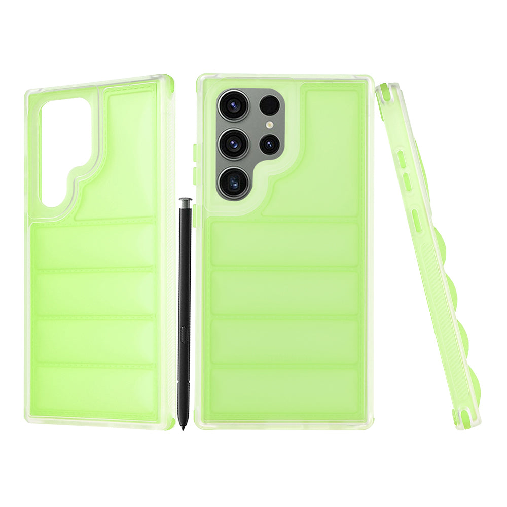 Funda para Samsung Galaxy S23 FE S711, Techsuit, Wave Shield, Verde