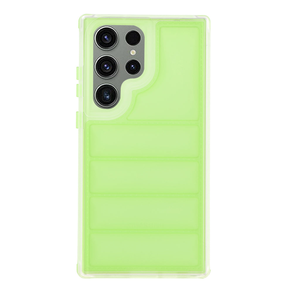 Funda para Samsung Galaxy S23 FE S711, Techsuit, Wave Shield, Verde