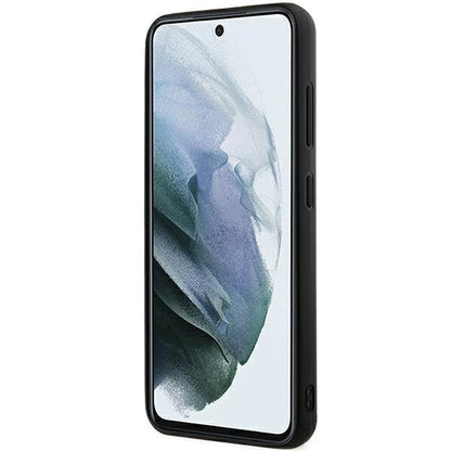 Case for Samsung Galaxy S23+ S916, Karl Lagerfeld, 3D Rubber Glitter Logo, Black