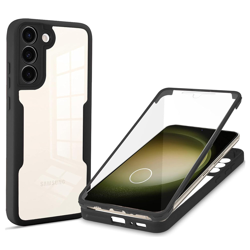 Funda para Samsung Galaxy S23+ S916, Techsuit, ColorVerse 360, Negra