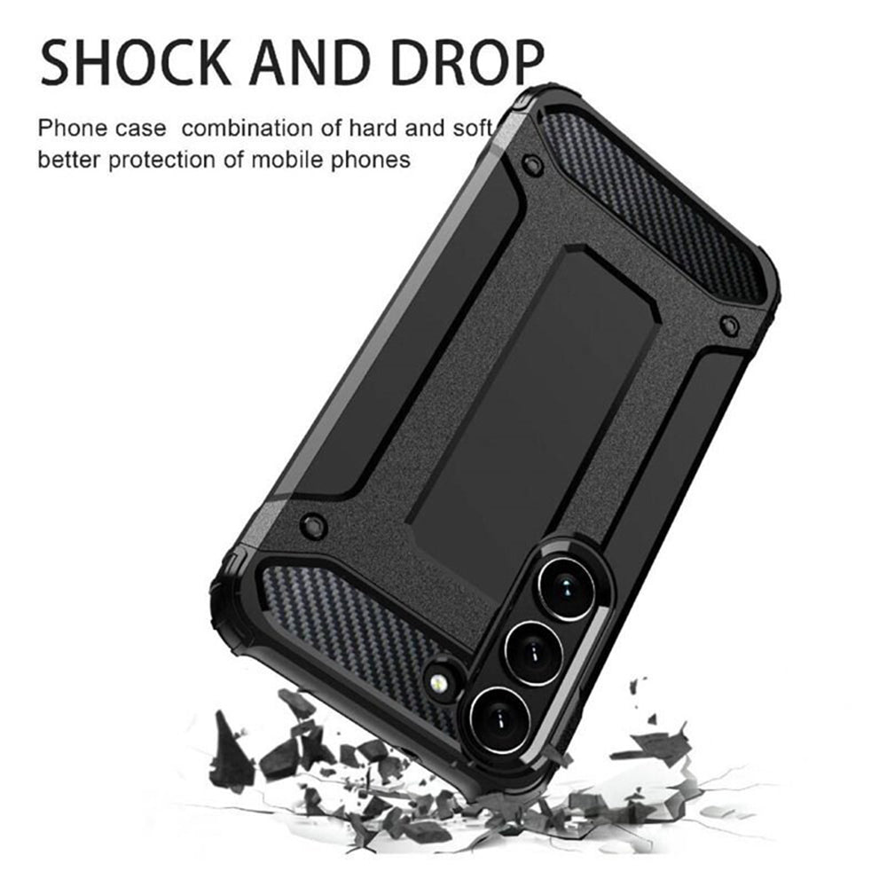 Case for Samsung Galaxy S23+ S916, Techsuit, Hybrid Armor, Black