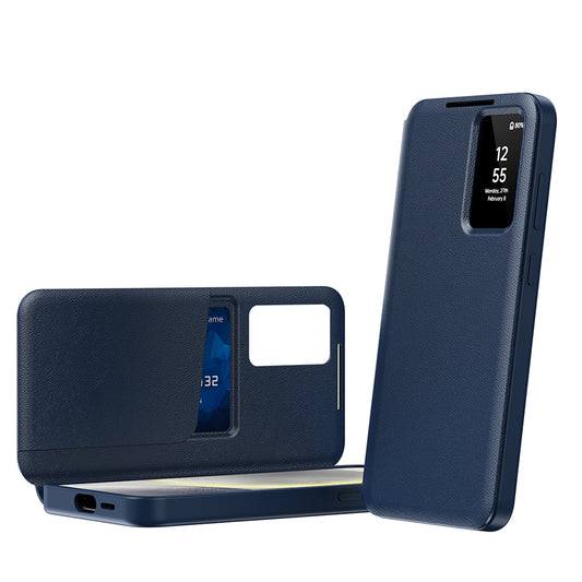 Funda para Samsung Galaxy S23+ S916, Techsuit, SmartView, Azul