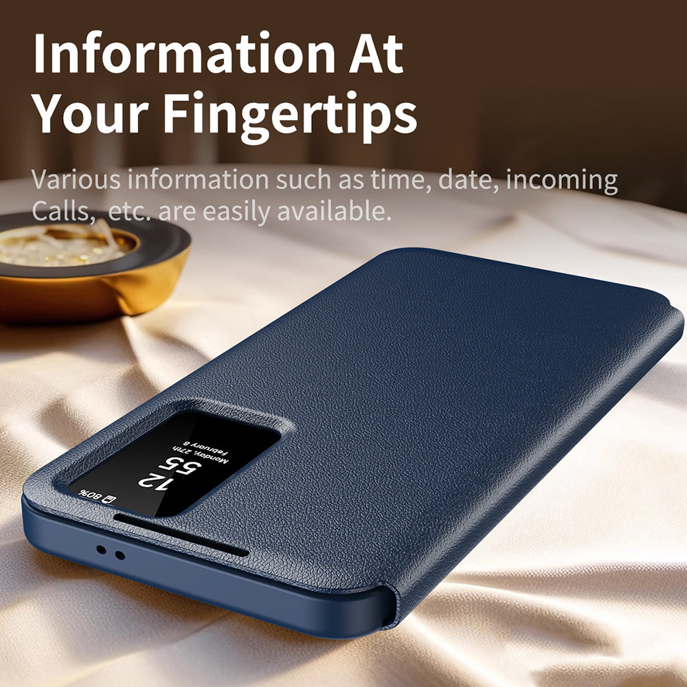 Funda para Samsung Galaxy S23+ S916, Techsuit, SmartView, Azul