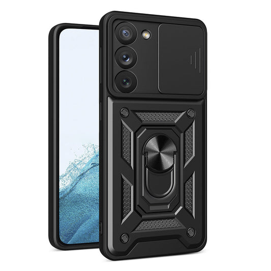 Funda para Samsung Galaxy S23 S911, Techsuit, CamShield, Negra