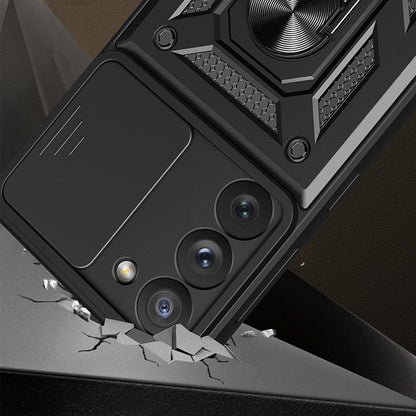 Funda para Samsung Galaxy S23 S911, Techsuit, CamShield, Negra