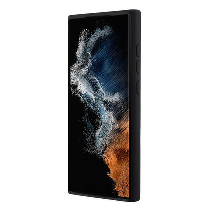 Funda para Samsung Galaxy S23 Ultra S918, Karl Lagerfeld, Silicona Ikonik Karl Metal, Negra