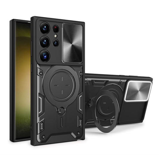 Funda para Samsung Galaxy S23 Ultra S918, Techsuit, CamGuard Pro, Negra