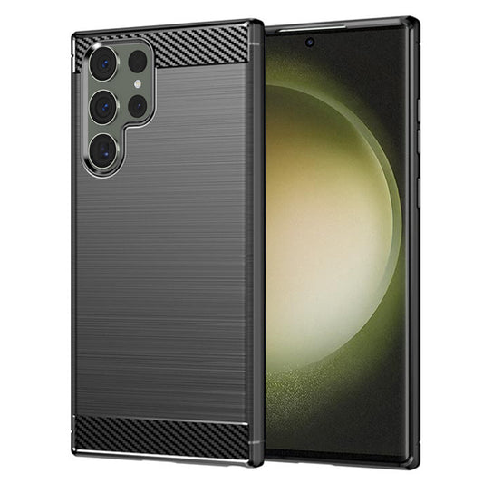 Funda para Samsung Galaxy S23 Ultra S918, Techsuit, Carbono, Negra
