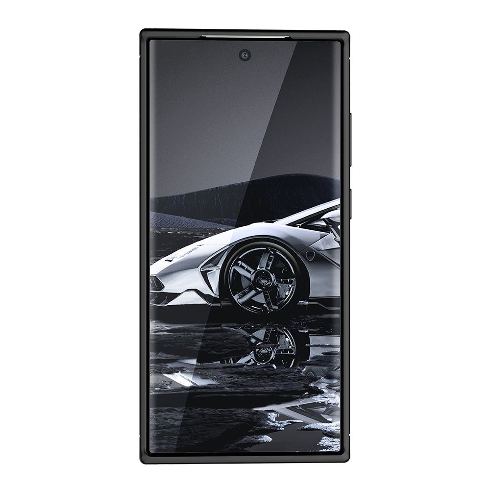 Case for Samsung Galaxy S23 Ultra S918, Techsuit, CarbonFiber, Black