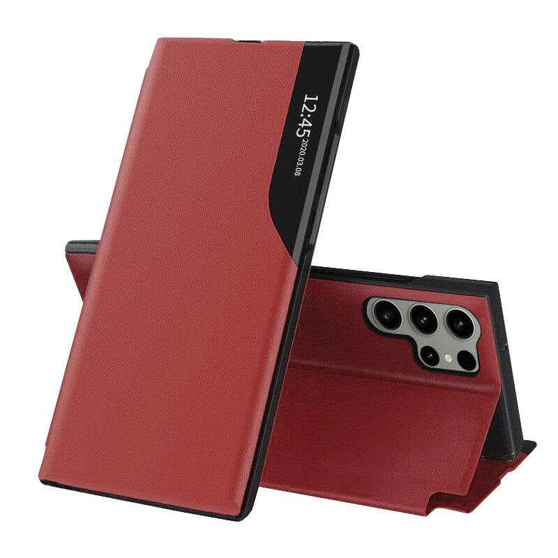 Funda para Samsung Galaxy S23 Ultra S918, Techsuit, eFold, Roja