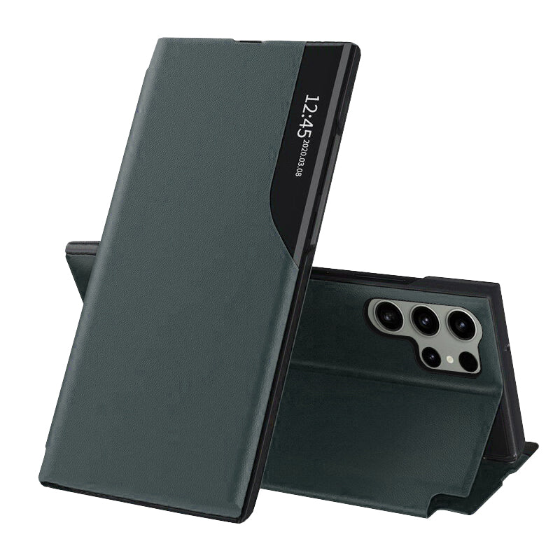 Funda para Samsung Galaxy S23 Ultra S918, Techsuit, eFold, Verde