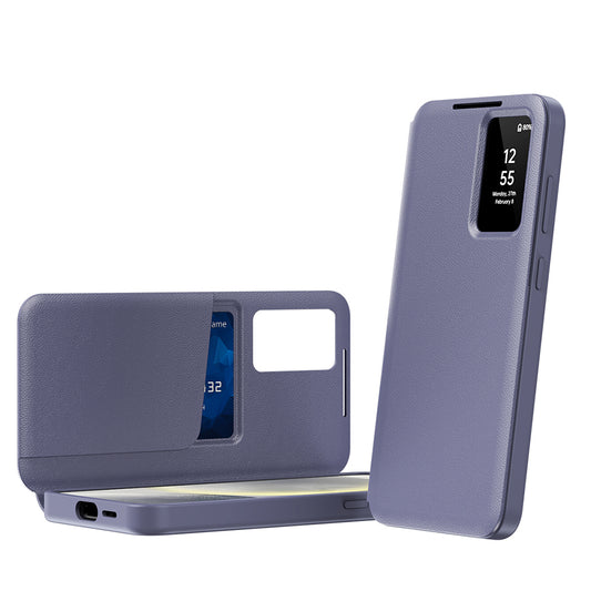 Funda para Samsung Galaxy S23 Ultra S918, Techsuit, SmartView, Morado