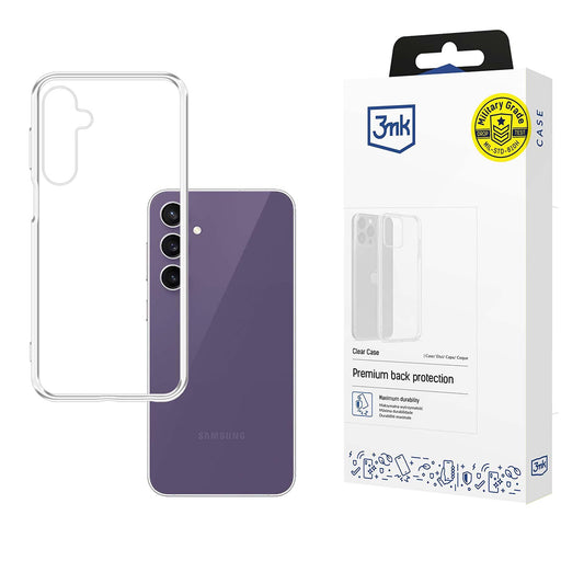 Funda para Samsung Galaxy S24 FE S721, 3MK, Clear, Transparente