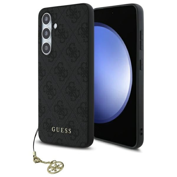 Funda para Samsung Galaxy S24 FE S721, Guess, 4G Charm, Gris