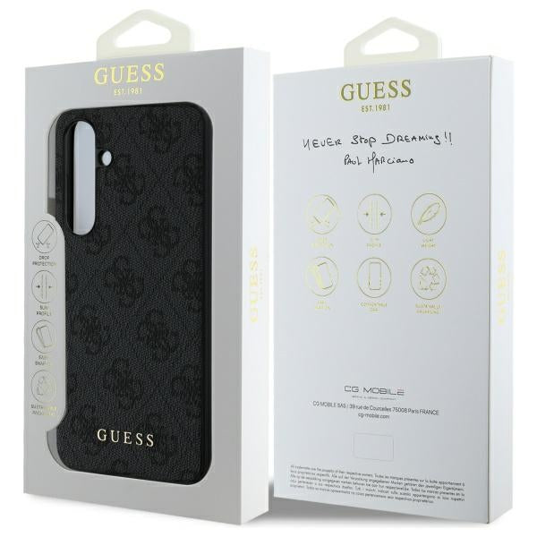 Funda para Samsung Galaxy S24 FE S721, Guess, 4G Charm, Gris