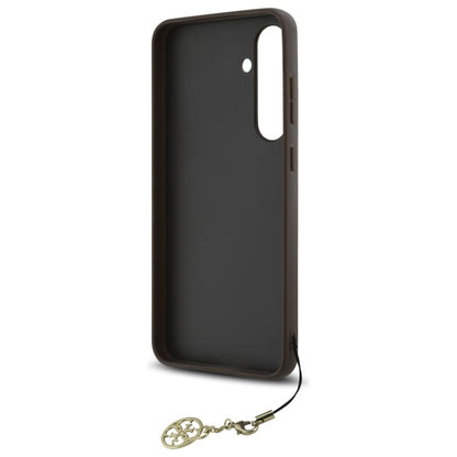 Funda para Samsung Galaxy S24 FE S721, Guess, 4G Charm, Marrón
