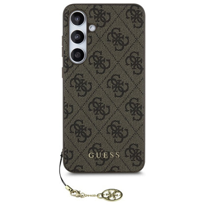 Funda para Samsung Galaxy S24 FE S721, Guess, 4G Charm, Marrón