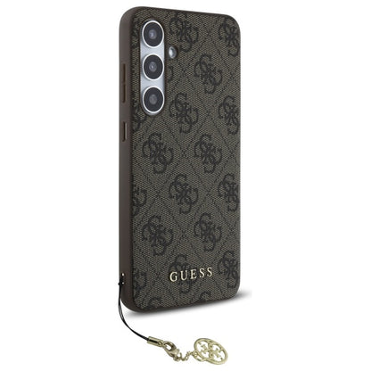 Funda para Samsung Galaxy S24 FE S721, Guess, 4G Charm, Marrón