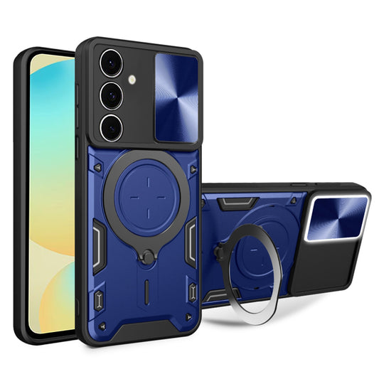 Funda para Samsung Galaxy S24 FE S721, Techsuit, CamGuard Pro, Azul