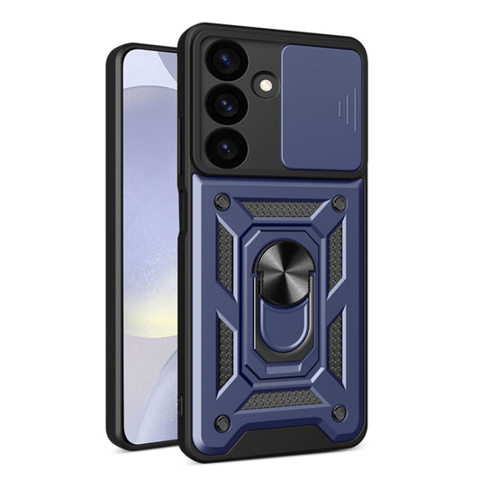 Funda para Samsung Galaxy S24 FE S721, Techsuit, CamShield, Azul