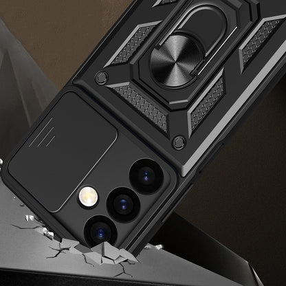 Funda para Samsung Galaxy S24 FE S721, Techsuit, CamShield, Negra