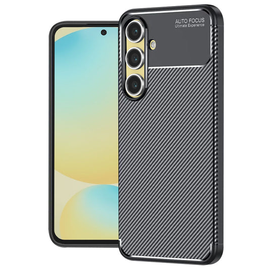 Funda para Samsung Galaxy S24 FE S721, Techsuit, Fibra de Carbon, Negra