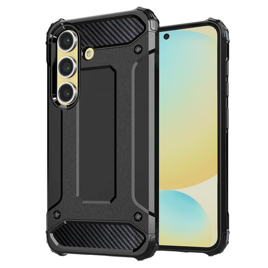 Funda para Samsung Galaxy S24 FE S721, Techsuit, Hybrid Armor, Negra