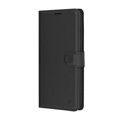 Funda para Samsung Galaxy S24 FE S721, Techsuit, Leather Folio, Negra