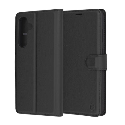 Funda para Samsung Galaxy S24 FE S721, Techsuit, Leather Folio, Negra