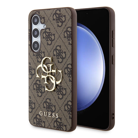 Funda para Samsung Galaxy S24+ S926, Guess, 4G Big Logo, Marrón