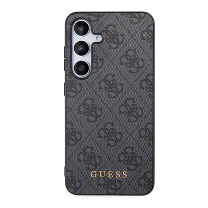 Funda para Samsung Galaxy S24+ S926, Guess, 4G Metal Gold Logo, Negra
