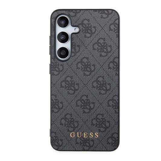 Funda para Samsung Galaxy S24+ S926, Guess, 4G Metal Gold Logo, Negra