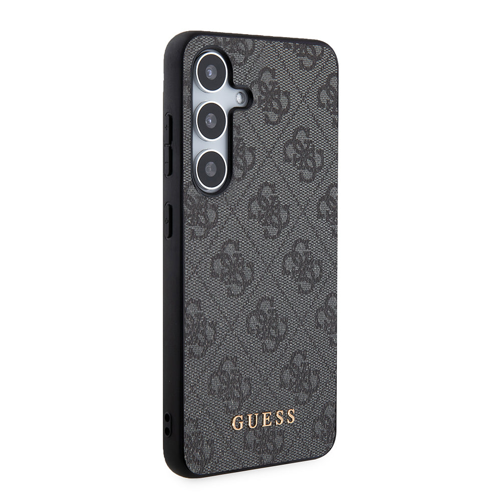 Funda para Samsung Galaxy S24+ S926, Guess, 4G Metal Gold Logo, Negra