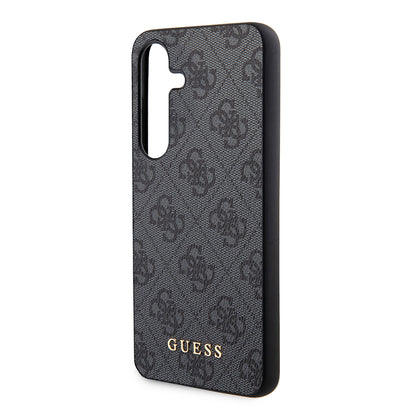 Funda para Samsung Galaxy S24+ S926, Guess, 4G Metal Gold Logo, Negra
