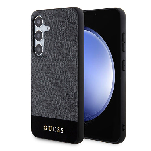 Funda para Samsung Galaxy S24+ S926, Guess, 4G Stripe, Negra