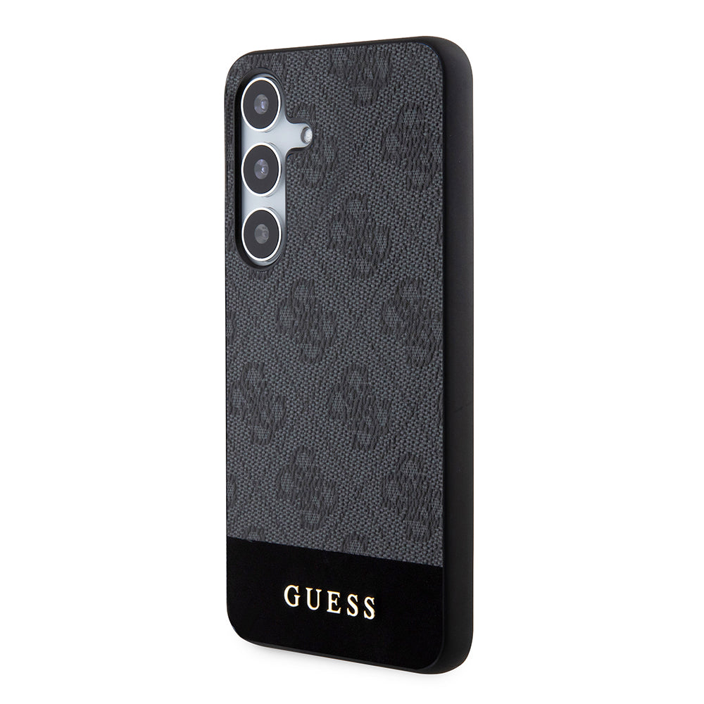 Funda para Samsung Galaxy S24+ S926, Guess, 4G Stripe, Negra