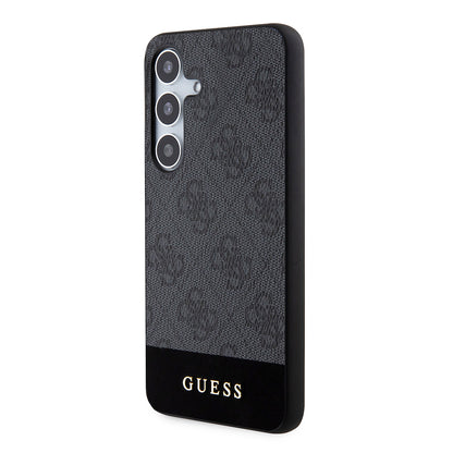 Funda para Samsung Galaxy S24+ S926, Guess, 4G Stripe, Negra