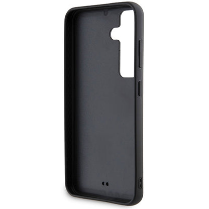 Funda para Samsung Galaxy S24+ S926, Karl Lagerfeld, Placa de Metal con Pedrería, Negra