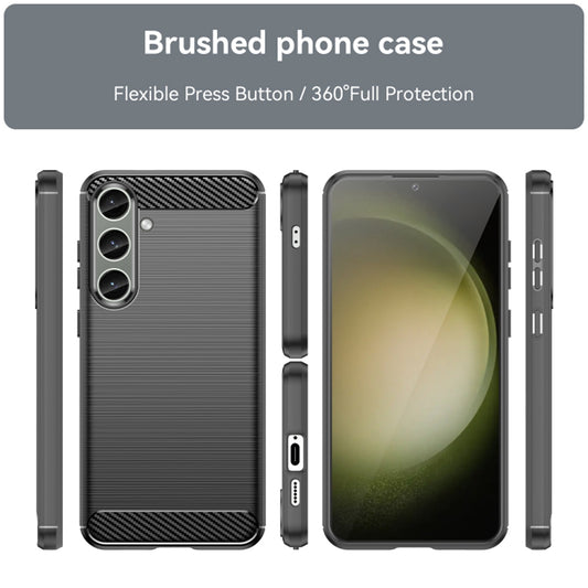 Funda para Samsung Galaxy S24+ S926, Techsuit, Carbono, Negra