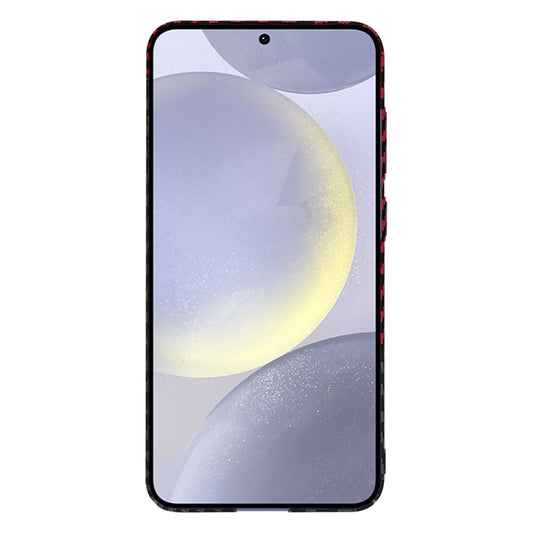 Funda para Samsung Galaxy S24+ S926, Techsuit, Carbonite FiberShell, Negra Roja