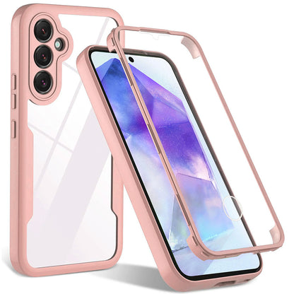 Funda para Samsung Galaxy S24+ S926, Techsuit, ColorVerse 360, Rosa