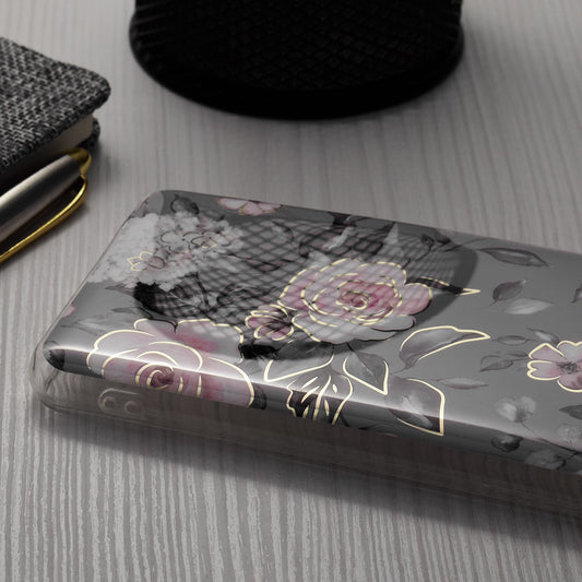 Funda para Samsung Galaxy S24+ S926, Techsuit, Marble, Gris