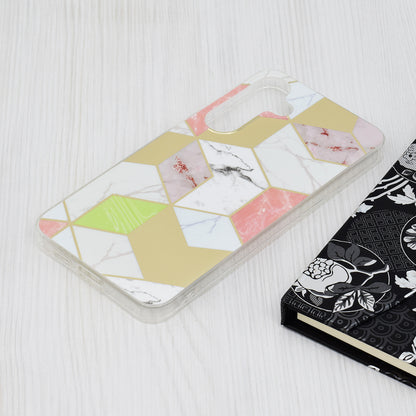 Funda para Samsung Galaxy S24+ S926, Techsuit, Marble, Morado
