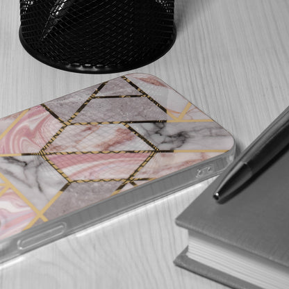 Funda para Samsung Galaxy S24+ S926, Techsuit, Marble, Rosa